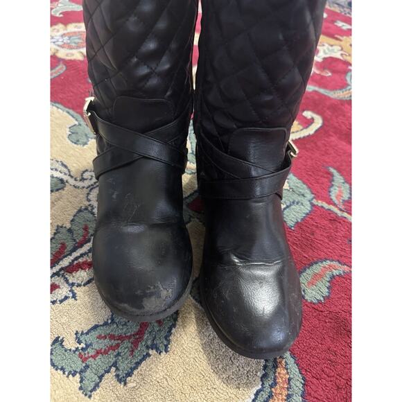 -SHOES BOOTS Girls Michael Kors Boots Black Size 3 US - Picture 3 of 9